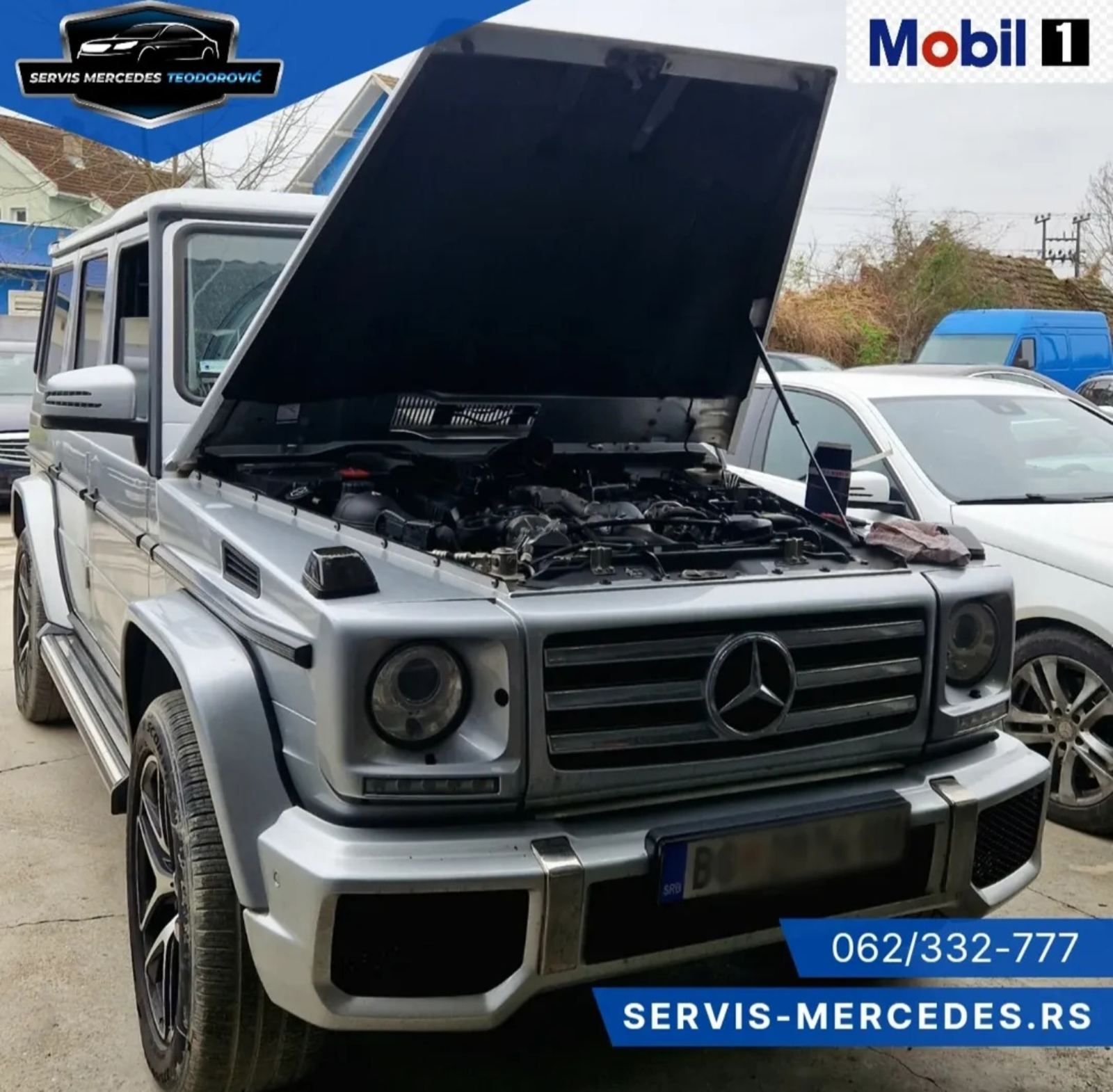 Mercedes G-klasa na servisu